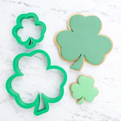 Sweet Stamp Cookie Cutter -SHAMROCK -Σετ 2 Κουπ πατ Τριφύλλι 8.5εκ &amp; 4.5εκ