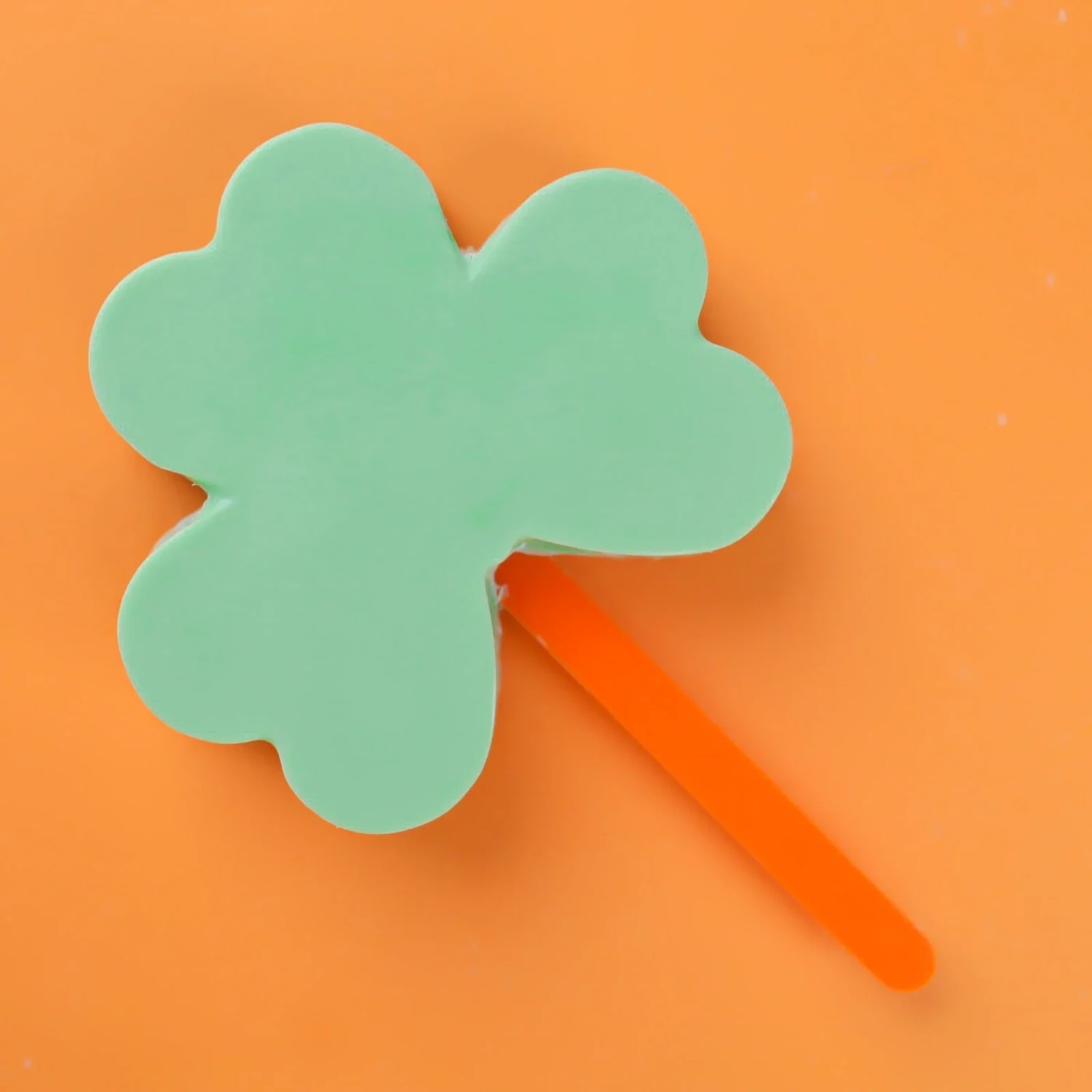 Sweet Stamp Cake Pop Mould -SHAMROCK 2 - Πλαστικό Καλούπι Κατασκευής Popsicle Τριφύλλι Βαθύ