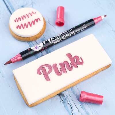 Sweet Stamp Edible Pen -METALLIC PINK -Βρώσιμος Μαρκαδόρος σε Μεταλλικό Ροζ με 2 άκρες