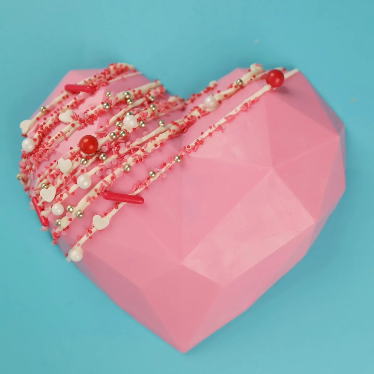 Sweet Stamp Geometric LARGE Heart - Καλούπι για Μεγάλη Γεωμετρική Καρδιά