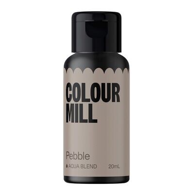 SALE!!! Colour Mill AQUA BLEND Gel Colour -PEBBLE 20ml - Χρώμα σε Τζελ Γκρι/Μπεζ ΑΝΑΛΩΣΗ ΚΑΤΑ ΠΡΟΤΙΜΗΣΗ 11/2025