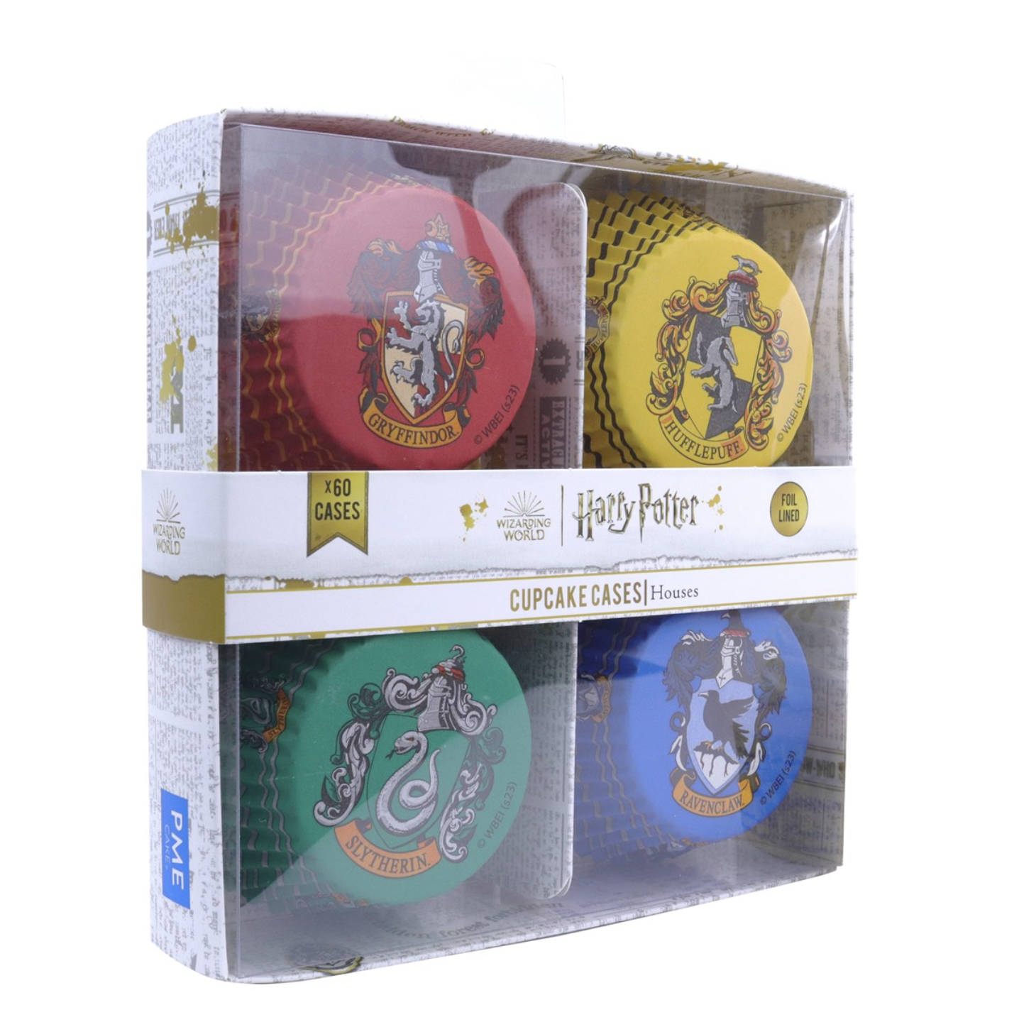 PME Harry Potter Foil Baking Cases 60 τεμ -HOUSES - Θήκες Ψησίματος Χάρι Πότερ Κοιτώνες του Χόγκουαρτς