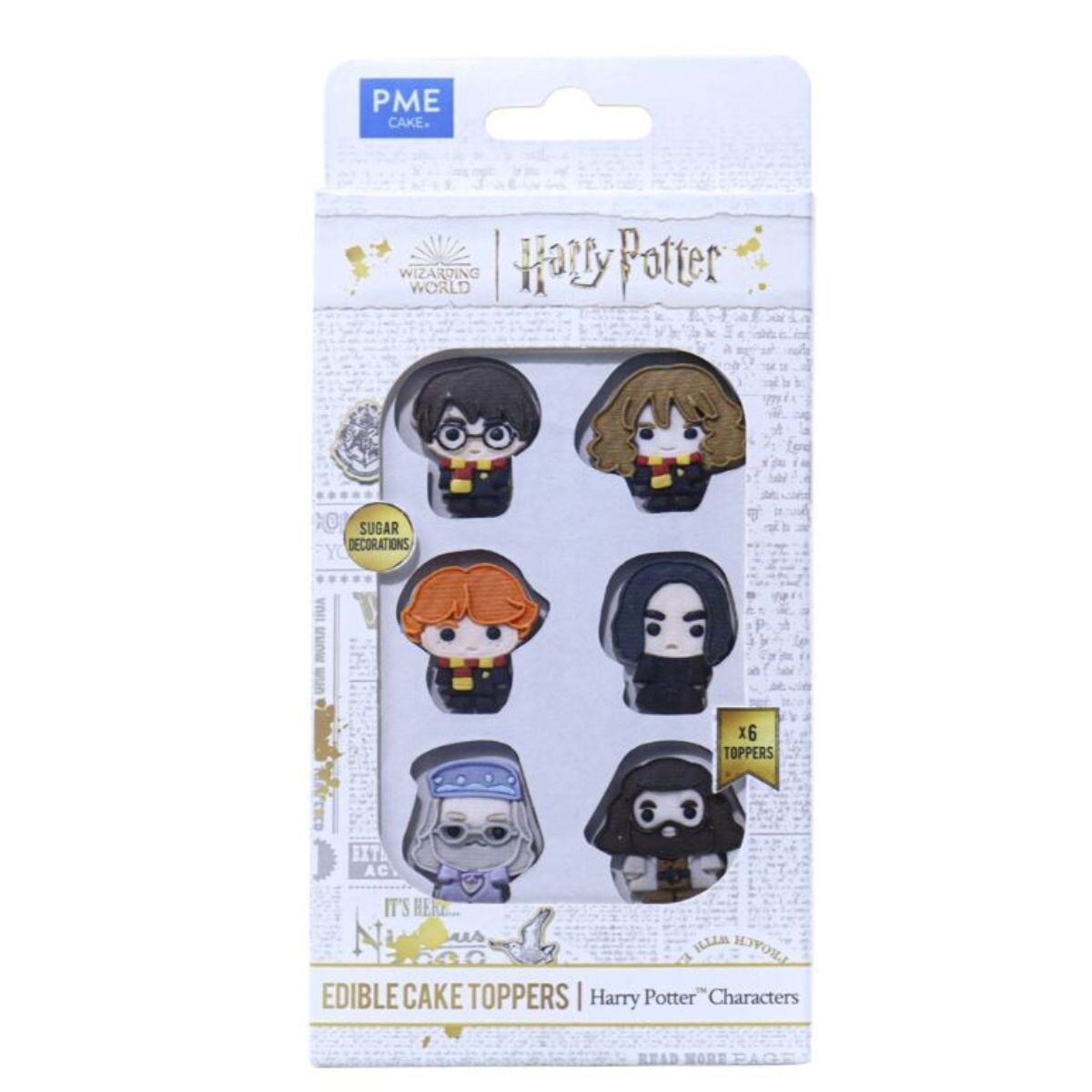 PME Sugar Decorations Harry Potter -Characters 6 τεμ - Βρώσιμα Διακοσμητικά Ζαχαρωτά Φιγούρες Χάρι Πότερ