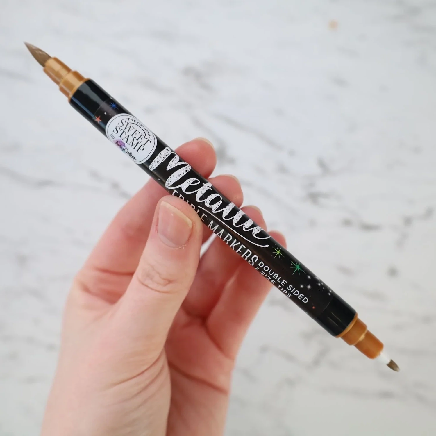 Sweet Stamp Edible Pen -METALLIC COPPER-Βρώσιμος Μαρκαδόρος σε Μεταλλικό Χάλκινο με 2 άκρες