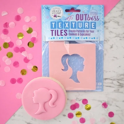 Sweet Stamp -OUTboss Texture Tile Barbie Dollhouse Silhouette - Σφραγίδα Μπάρμπι Sweet Stamp -OUTboss Texture Tile Barbie Dollhouse Silhouette - Σφραγίδα Μπάρμπι