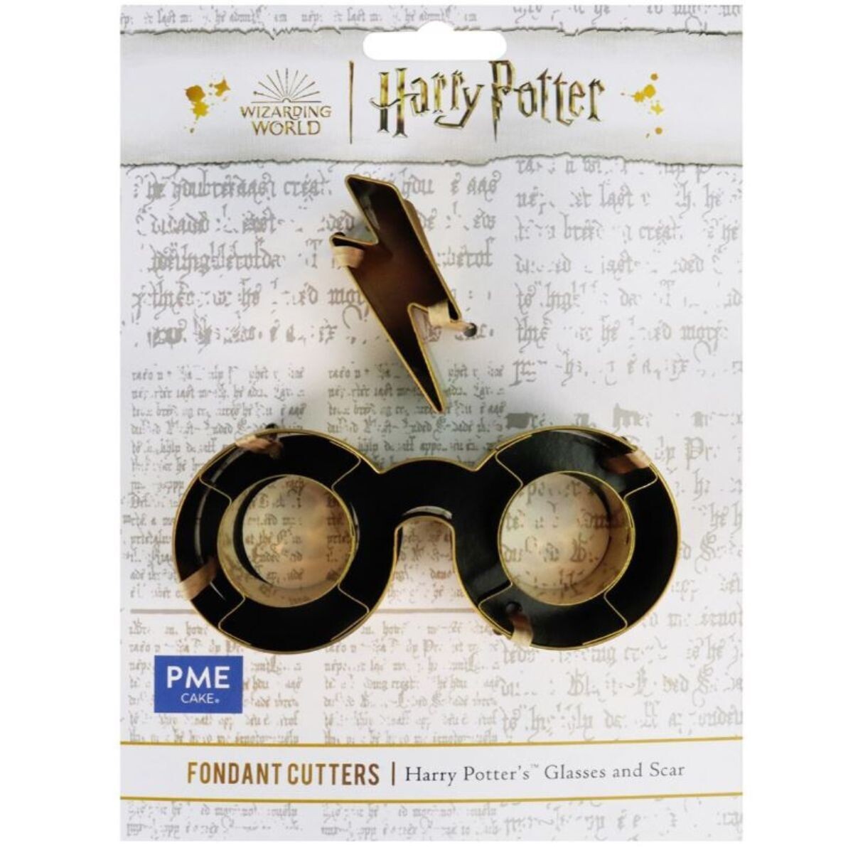 PME Harry Potter Fondant Cutter -Glasses and Scar - Κουπ πατ Γυαλιά και σημάδι/Ουλή Χάρι Πότερ
