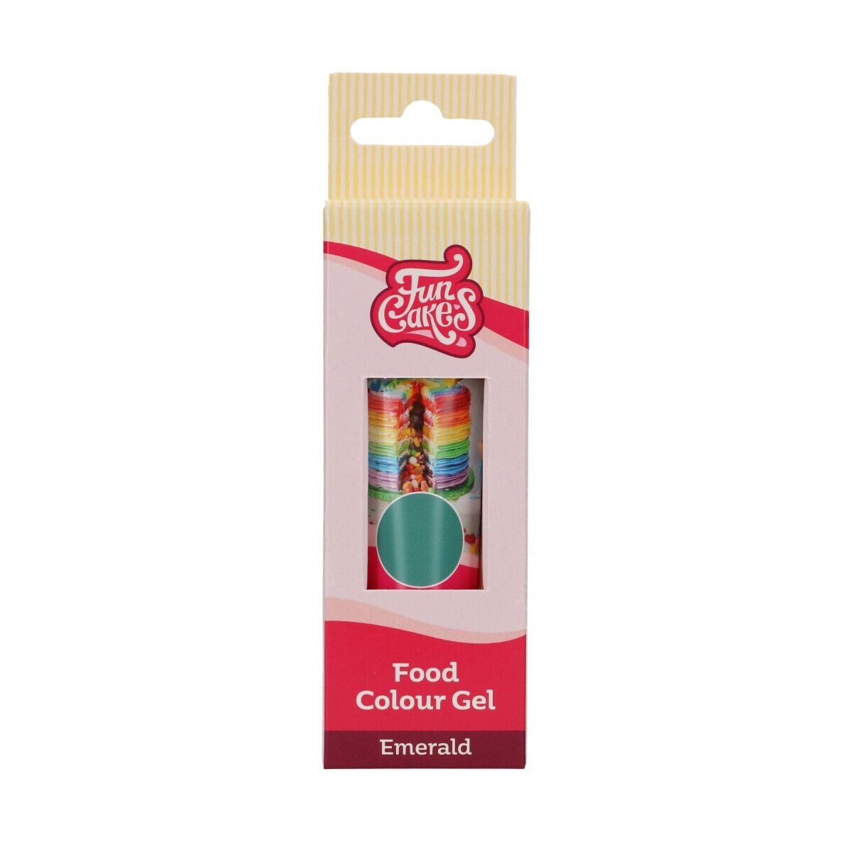 FunCakes FunColours GEL -EMERALD GREEN -Χρώμα Τζελ Πράσινο Σμαραγδί -30γρ