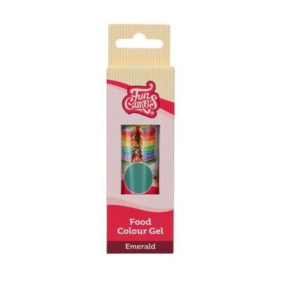 FunCakes FunColours GEL -EMERALD GREEN -Χρώμα Τζελ Πράσινο Σμαραγδί -30γρ