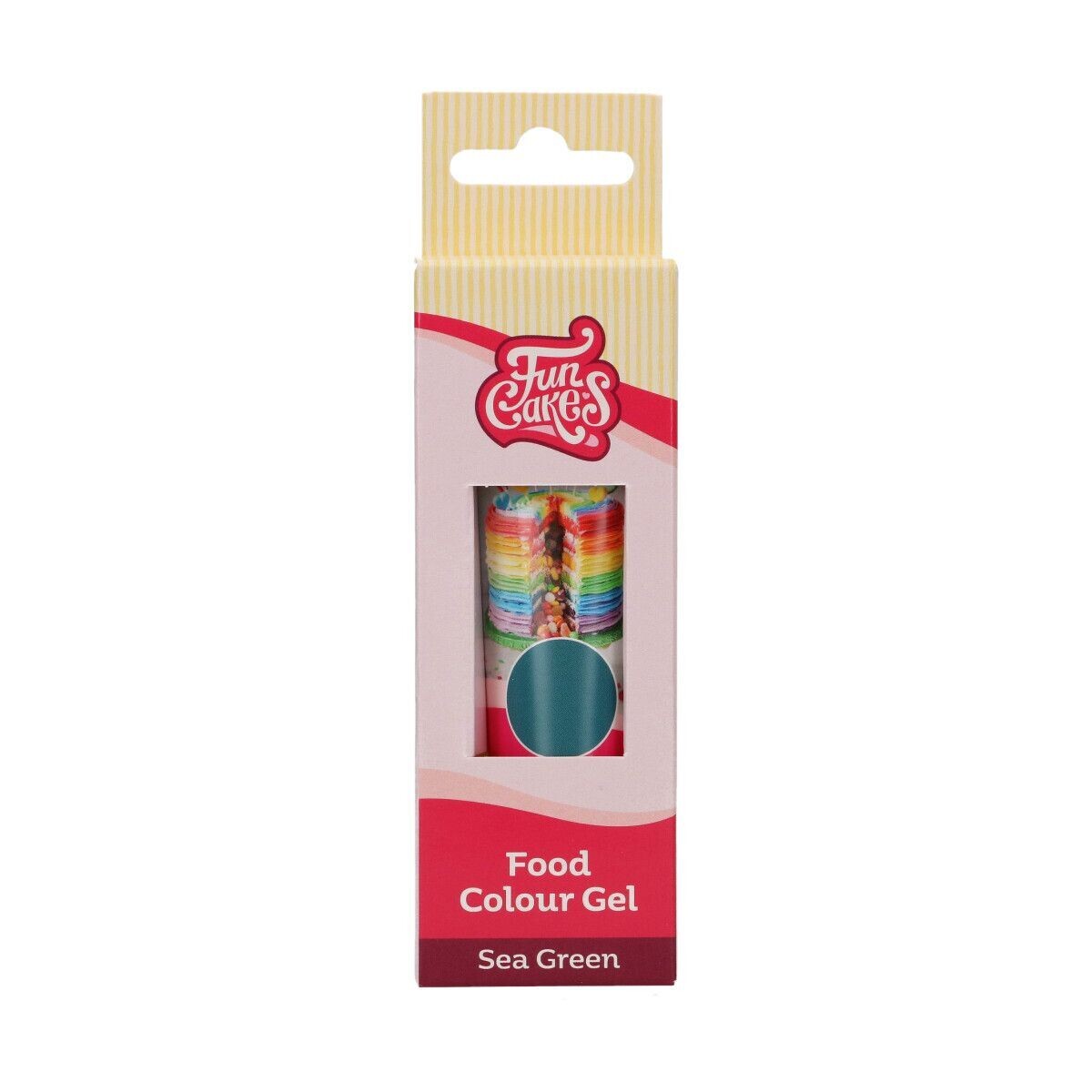 FunCakes FunColours GEL -SEA GREEN -Χρώμα Τζελ Πράσινο της Θάλασσας -30γρ