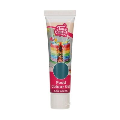 FunCakes FunColours GEL -SEA GREEN -Χρώμα Τζελ Πράσινο της Θάλασσας -30γρ