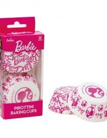 DECORA Barbie Baking Cases STYLE 1 -36 τμχ - Θήκες Ψησίματος Μπάρμπι Λευκές με λογότυπο