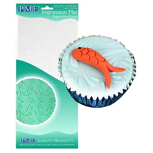PME Impression Mat -ELEGANT WAVE -Πατάκι Αποτύπωσης Σχεδίου Κύμα