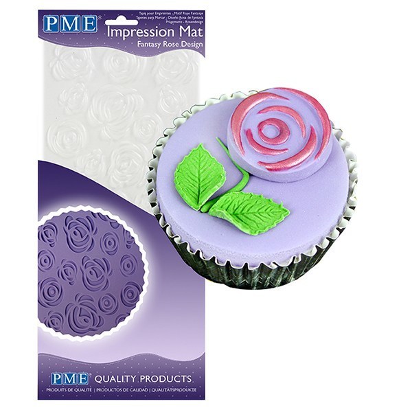 PME Impression Mat -FANTASY ROSE -Πατάκι Αποτύπωσης Σχεδίου Τριαντάφυλλο
