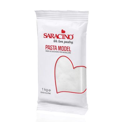 Saracino Modelling Paste 1 kilo -WHITE -Πάστα Μοντελισμού -Λευκή - 1 κιλό