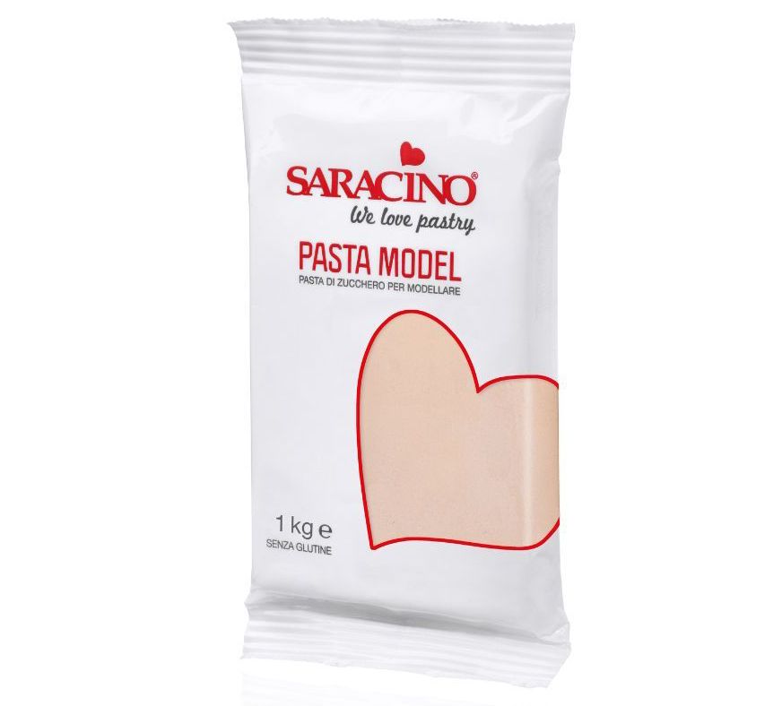 Saracino Modelling Paste 1 kilo -ROSE BEIGE (SKIN TONE) -Πάστα Μοντελισμού -Δέρματος 1 κιλό