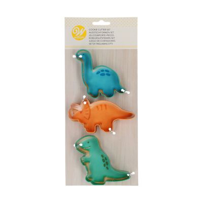 Wilton Cookie Cutter Set of 3 -DINOSAUR -Σετ 3τεμ κουπ πατ Δεινόσαυροι