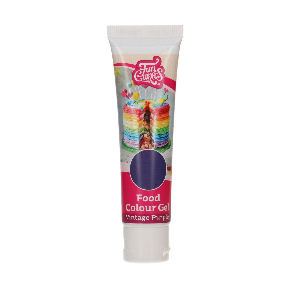 FunCakes FunColours GEL -VINTAGE PURPLE -Χρώμα Τζελ - Μωβ 30γρ