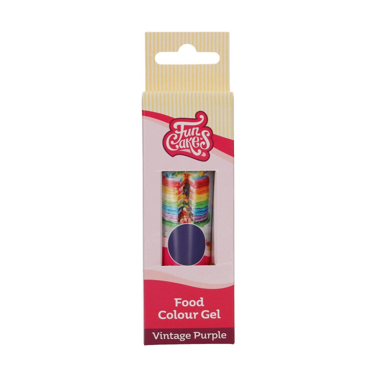 FunCakes FunColours GEL -VINTAGE PURPLE -Χρώμα Τζελ - Μωβ 30γρ