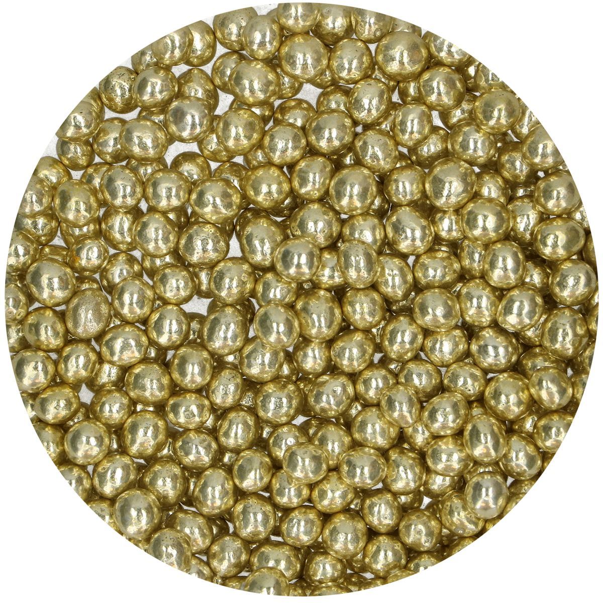 FunCakes Crispy Choco Pearls METALLIC YELLOW GOLD 60γρ - Σοκολατένιες Πέρλες Χρυσές