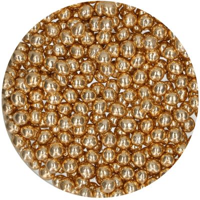 FunCakes Crispy Choco Pearls METALLIC GOLD 60γρ - Σοκολατένιες Πέρλες Χρυσές