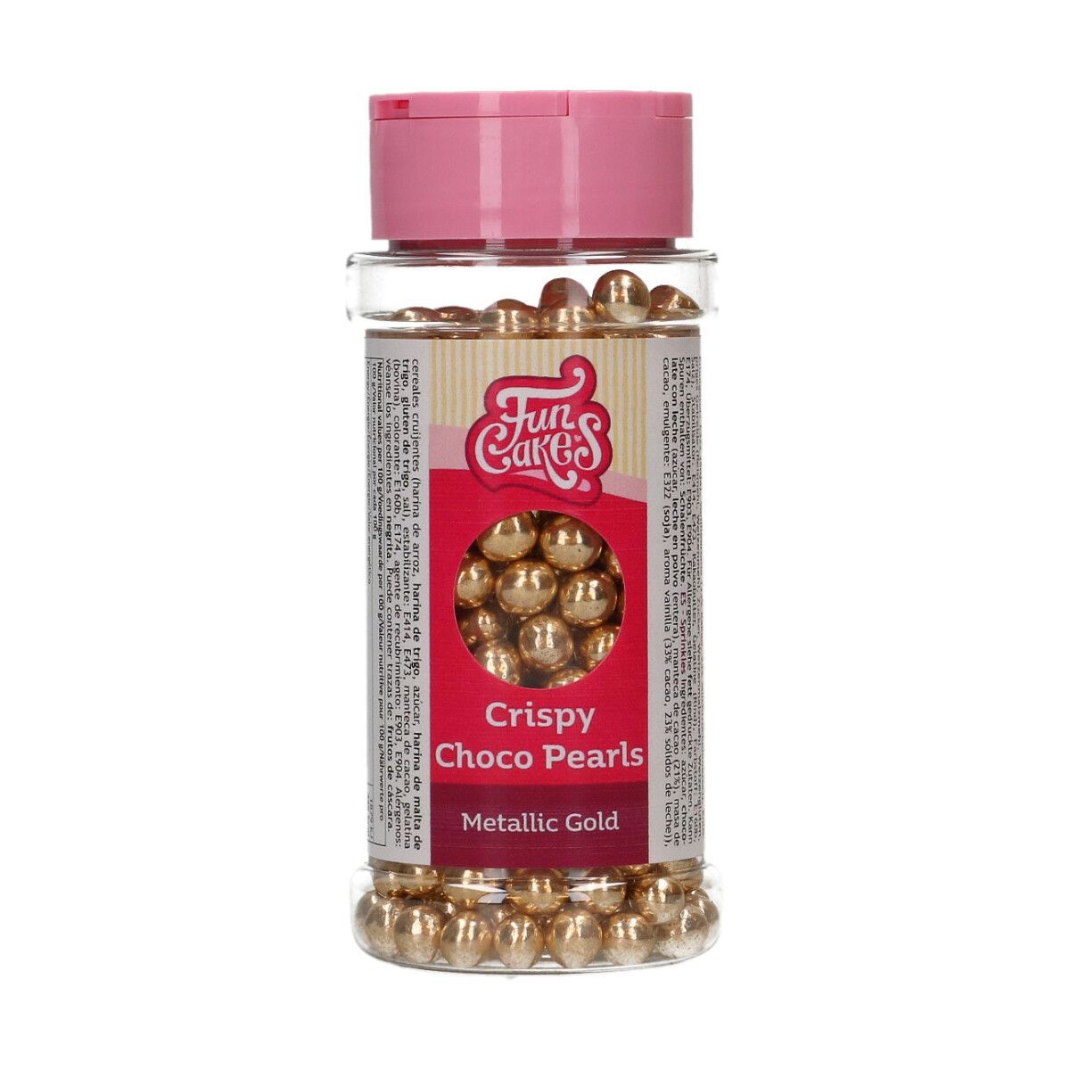 FunCakes Crispy Choco Pearls METALLIC GOLD 60γρ - Σοκολατένιες Πέρλες Χρυσές