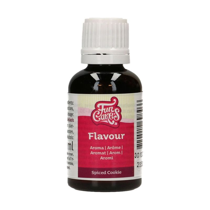 FunCakes Flavour 30ml SPICED COOKIE - Άρωμα ζαχαροπλαστικής Μπισκότο με μπαχαρικά