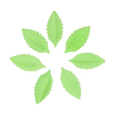 FunCakes Edible Wafer Flowers GREEN LEAVES 50 τμχ - Βρώσιμα Ζαχαρωτά Φύλλα από Φύλλο Βάφλας