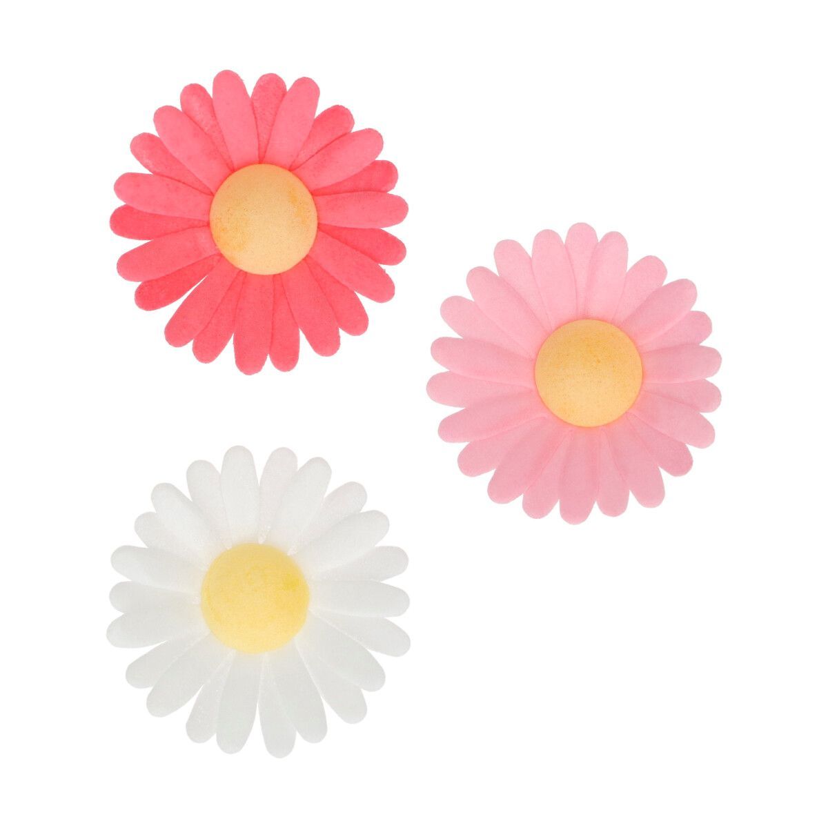 FunCakes Edible Wafer Flowers DAISIES 13 τμχ - Βρώσιμα ζαχαρωτά από φύλλο Βάφλας - Μαργαρίτες