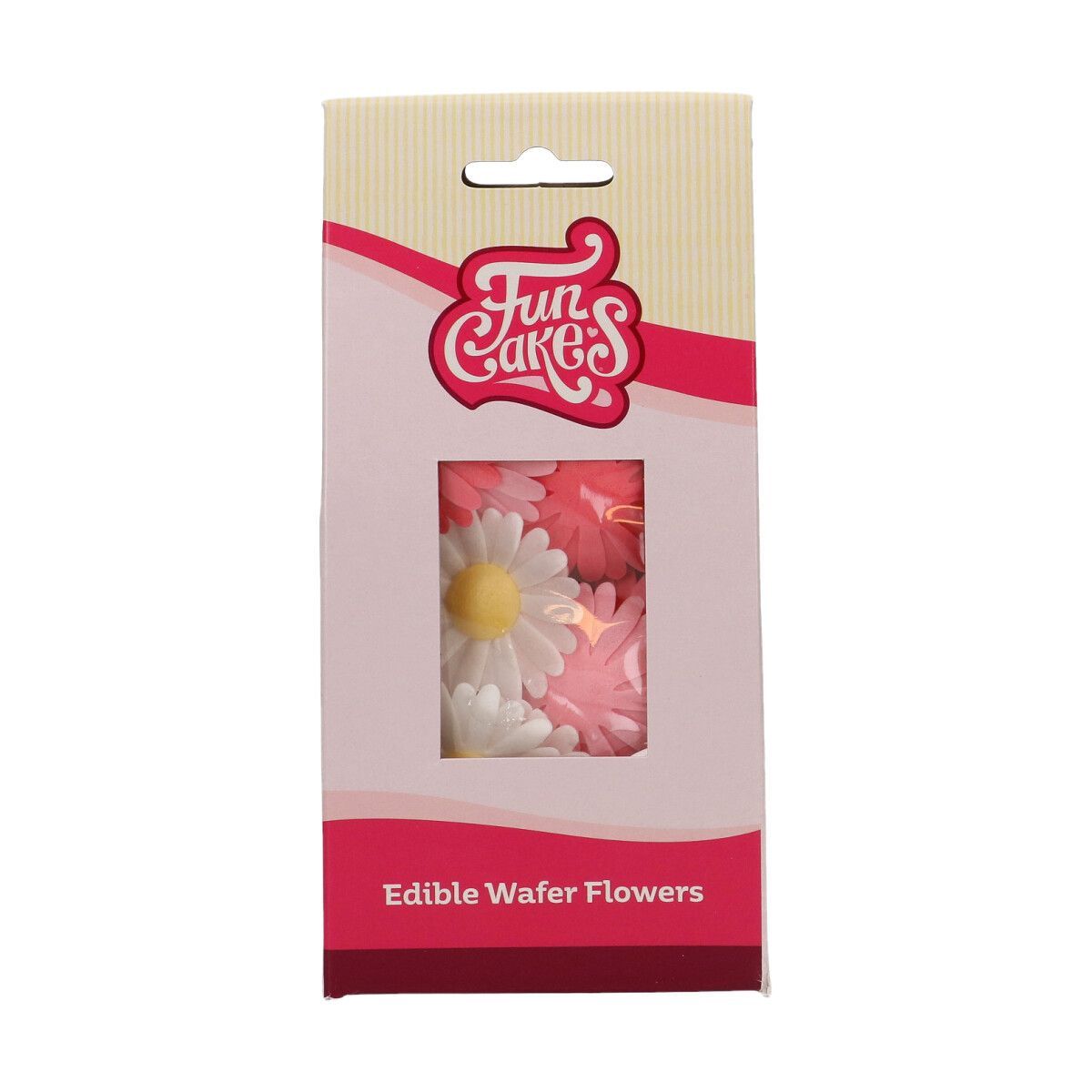 FunCakes Edible Wafer Flowers DAISIES 13 τμχ - Βρώσιμα ζαχαρωτά από φύλλο Βάφλας - Μαργαρίτες