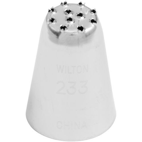 WILTON Nozzle -GRASS/HAIR -SMALL No.233 -Μύτη Κορνέ Μικρή Χορτάρι/Μαλλιά