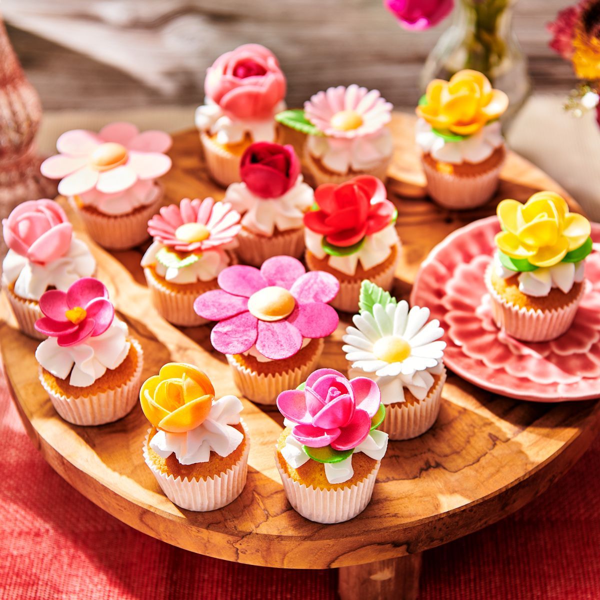 FunCakes Edible Wafer Flowers DAISIES 13 τμχ - Βρώσιμα ζαχαρωτά από φύλλο Βάφλας - Μαργαρίτες