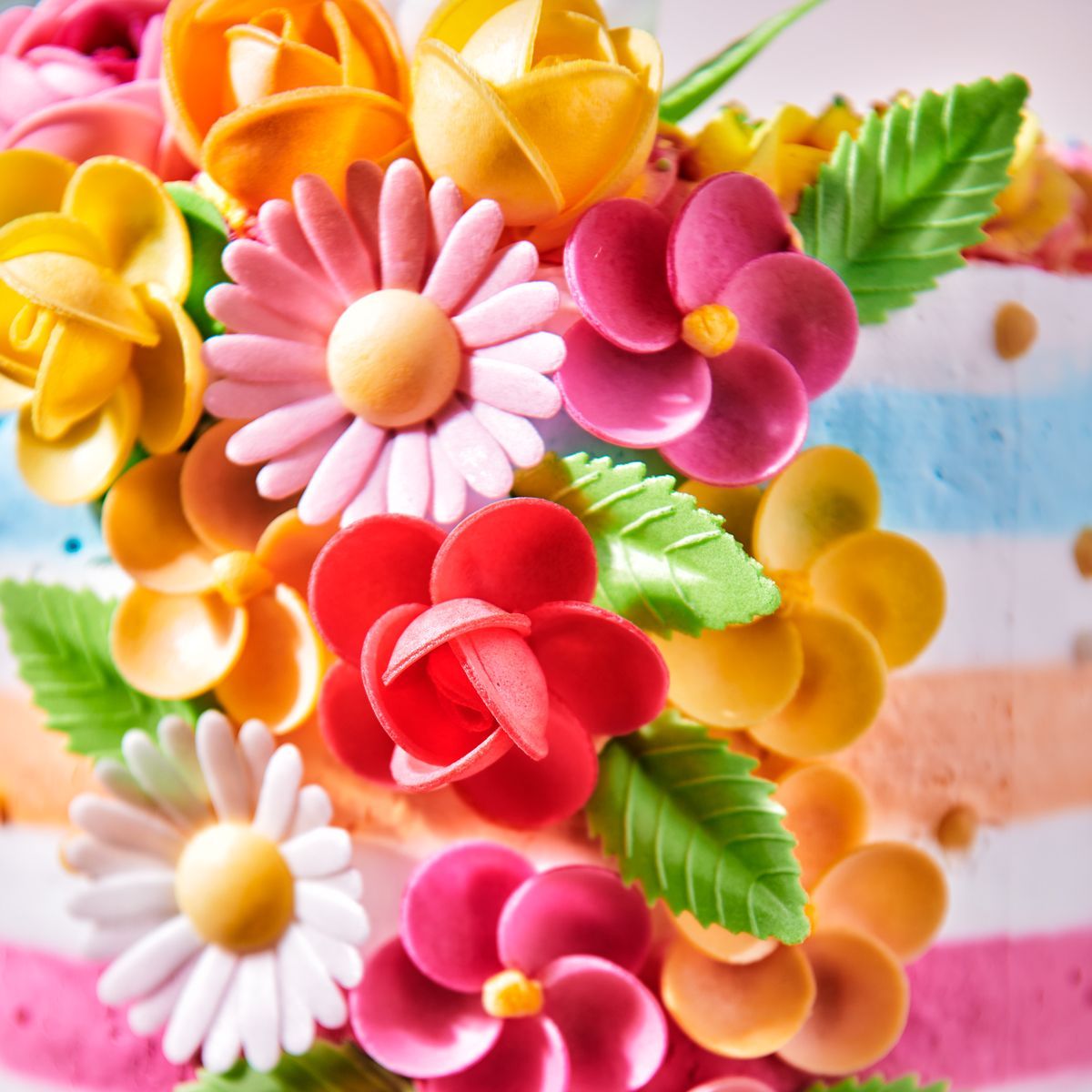 FunCakes Edible Wafer Flowers DAISIES 13 τμχ - Βρώσιμα ζαχαρωτά από φύλλο Βάφλας - Μαργαρίτες