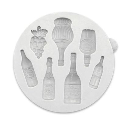 Katy Sue Silicone Mould -MINIATURE BOTTLES -Καλούπι Σιλικόνης Μίνι Μπουκαλάκια