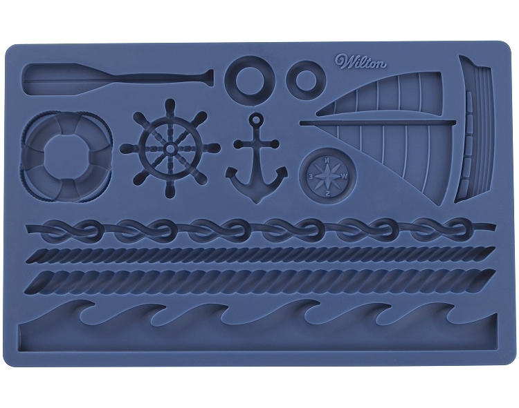 Wilton Silicone Mould -NAUTICAL - Καλούπι Σιλικόνης -Ναυτικά Σχέδια