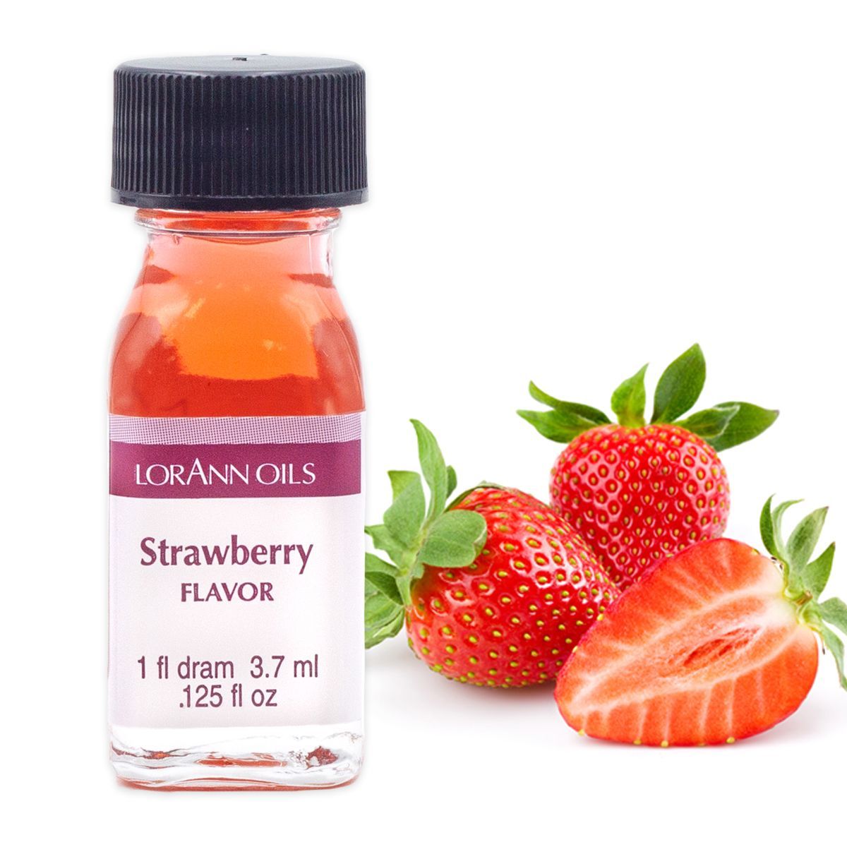 LorAnn Super Strength Flavor 3.7 ml STRAWBERRY - Συμπυκνωμένο Άρωμα ζαχαροπλαστικής Φράουλα