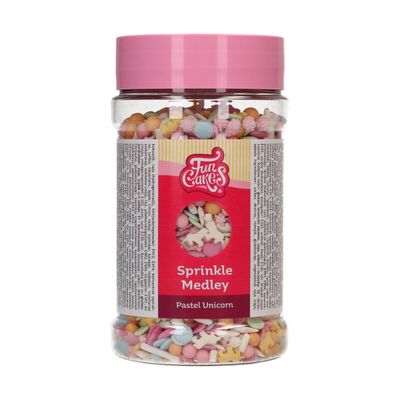 FunCakes Sprinkle Mix 180γρ -PASTEL UNICORN MEDLEY -Μείγμα Ζαχαρωτών - Μονόκερος σε Παστέλ Αποχρώσεις