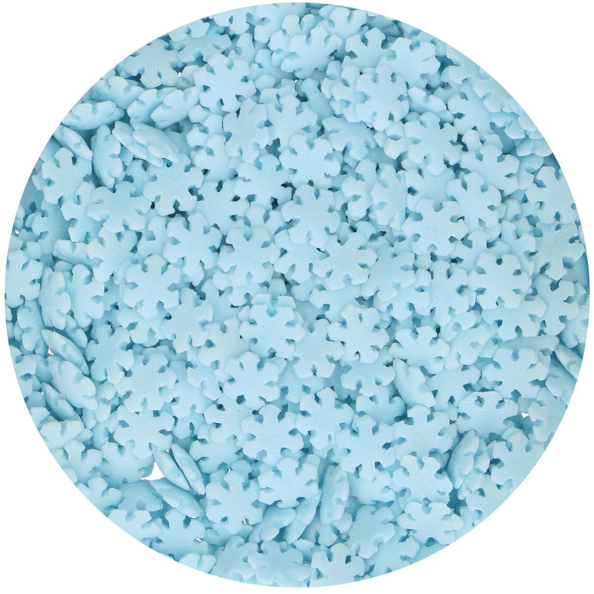 FunCakes Sprinkles -SNOWFLAKES -BLUE-Μείγμα Ζαχαρωτών Χιονονιφάδες Μπλε 50γρ