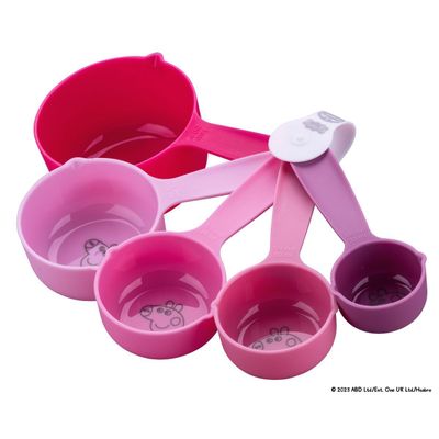 Peppa Pig Measuring Cup 5 τμχ - Σετ κυπελάκια δοσομετρητές Πέππα το γουρουνάκι
