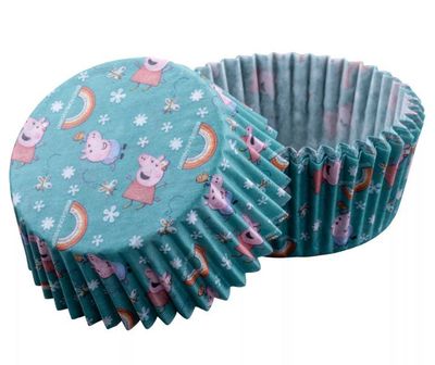 DEKORA Cupcake Cases -PEPPA PIG -Θήκες Ψησίματος Πέππα το Γουρουνάκι 50τεμ -ΜΠΛΕ