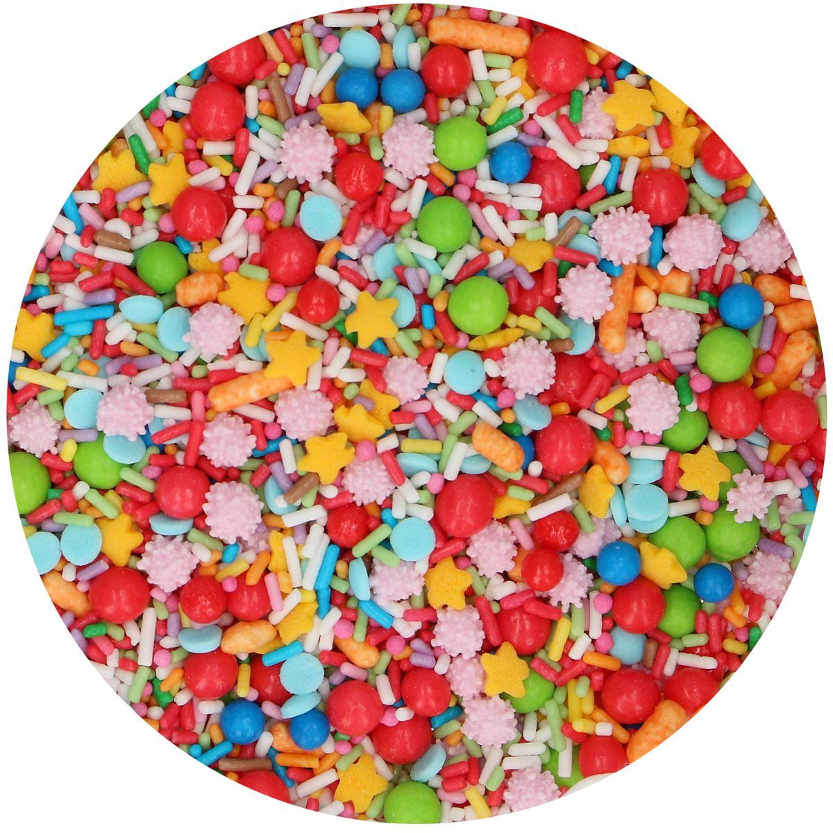FunCakes Sprinkle Mix 65γρ -HAPPY BIRTHDAY MEDLEY - Βρώσιμο Μείγμα Ζαχαρωτών σε έντονες αποχρώσεις