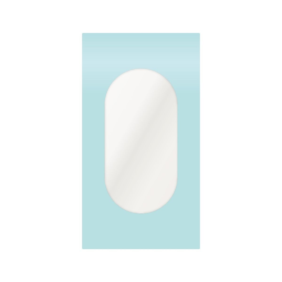 Cakesicle Box 10τμχ  PASTEL BLUE - Κουτιά με παράθυρο για Μίνι Κέικσικλς - Γαλάζιο