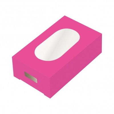 Cakesicle Box 10τμχ  HOT PINK - Κουτιά με παράθυρο για Μίνι Κέικσικλς - Φούξια