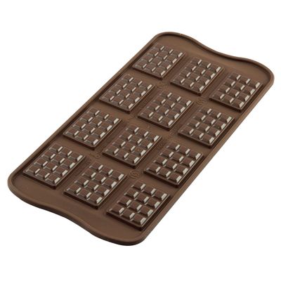 Silikomart Chocolate Mould Tablette Bar- Καλούπι Σιλικόνης για Μικρές Σοκολατένιες Μπάρες
