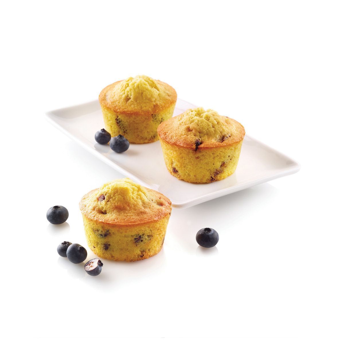Silikomart Silicone Mould - Muffin Ø7cm -Καλούπι Σιλικόνης για 6 Μάφιν Μεγάλα-7εκ