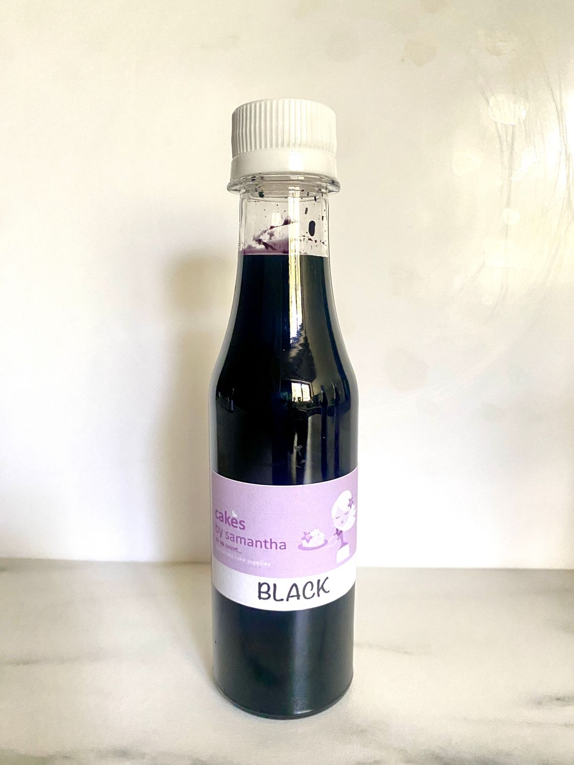 CBS Bottled Edible Ink -BLACK - Βρώσιμο Μελάνι σε μπουκάλι 200ml - Μαύρο