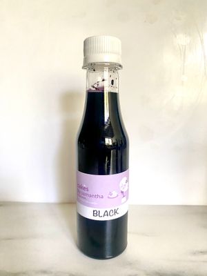 CBS Bottled Edible Ink -BLACK - Βρώσιμο Μελάνι σε μπουκάλι 200ml - Μαύρο