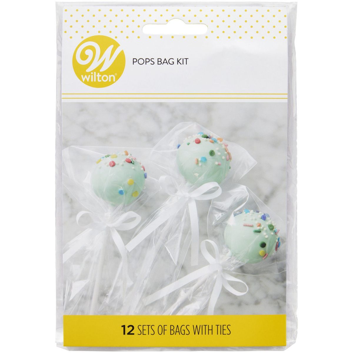 Wilton Cake Pops Bags 12τμχ με κορδέλες