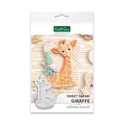 Katy Sue Silicone Mould -SWEET SAFARI GIRAFFE - Καλούπι Σιλικόνης Χαριτωμένη Καμηλοπάρδαλη