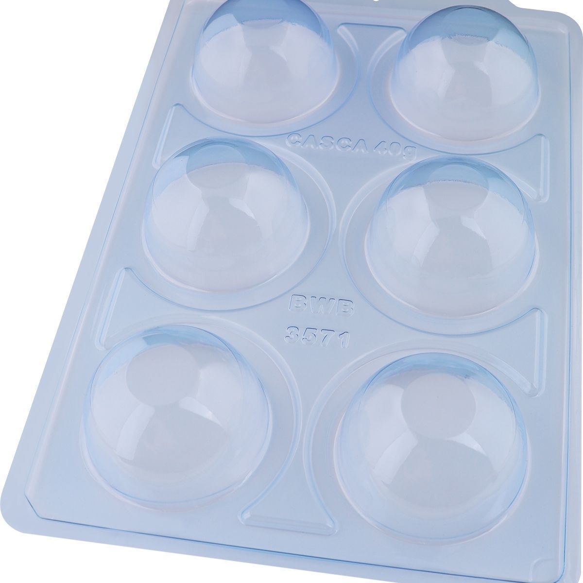 BWB Chocolate Mould -CHOCOLATE BOWL 3τμχ - Πλαστικό Καλούπι για 6 Σοκολατένια Ημισφαίρια