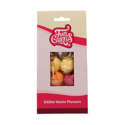 FunCakes Edible Wafer Flowers PEONIES 7τμχ - Βρώσιμα ζαχαρωτά από φύλλο Βάφλας - Παιώνιες